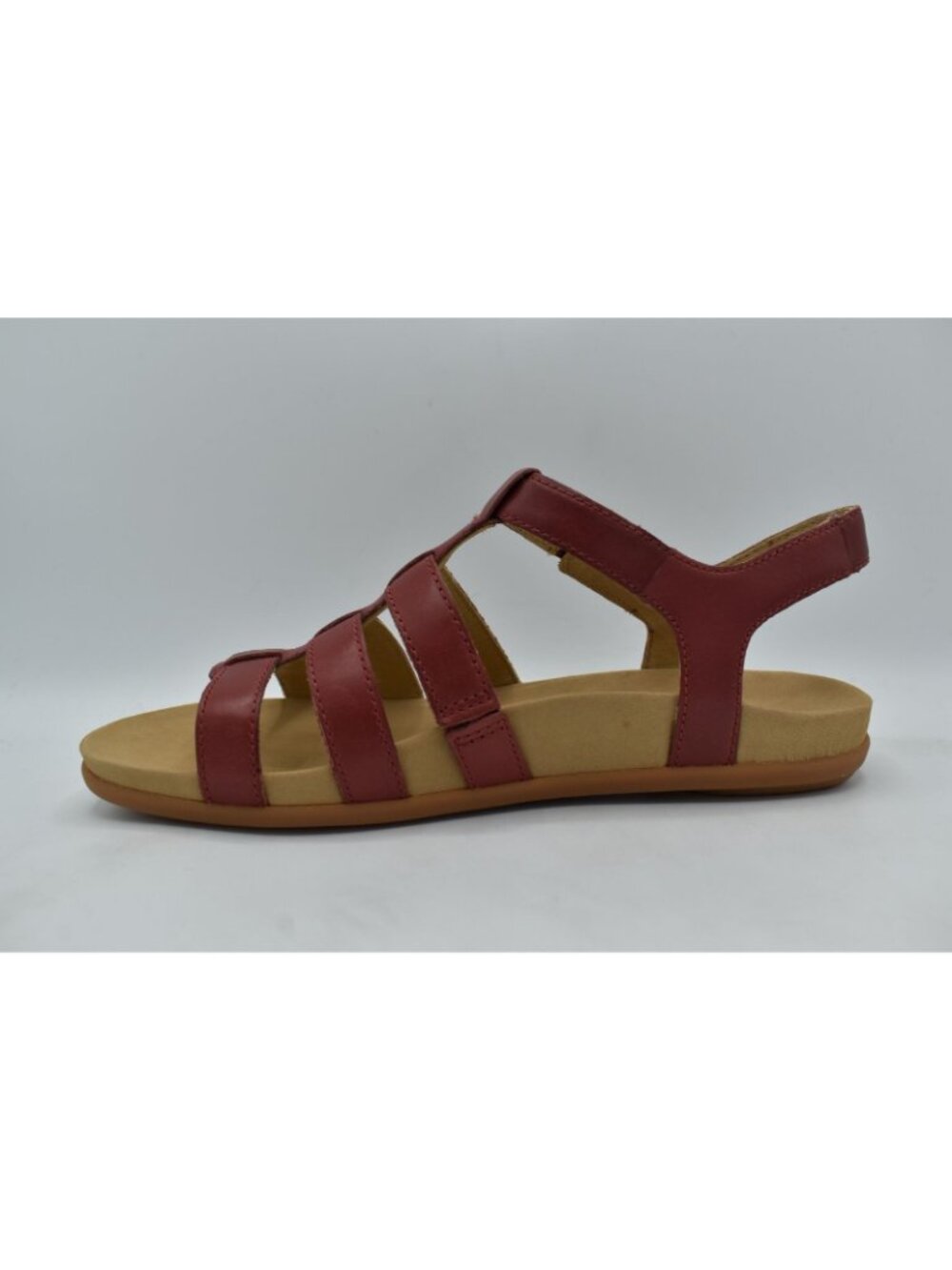 Dansko EU 39 US 8.5-9 Janice Calf Cayenne Leather Open Toe Strappy Sandals Shoes - Picture 6 of 13